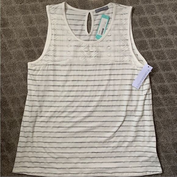 Stitch fix Knit top lace NwT Sz 1x - Picture 8 of 8